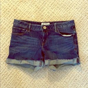 Express Jean Shorts With Rolled Edges Size 6